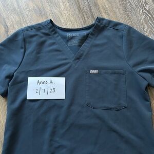 Figs Catarina Scrub Top Dark Harbor